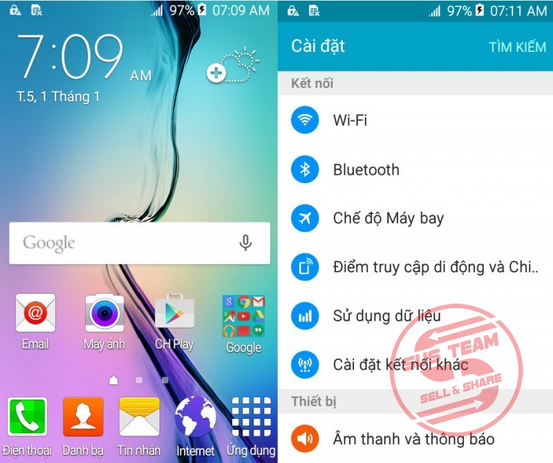 Unlock SIM, Nạp Tiếng việt cho Samsung Galaxy Core Prime SM-G360T TMobile